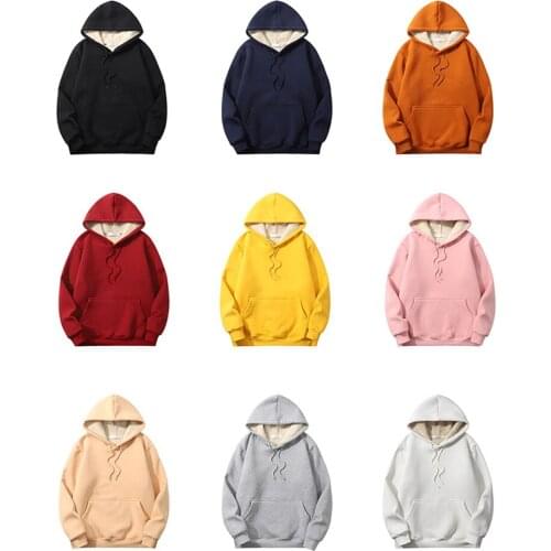 Winter Women Hoodies 9 Colors Round Neck Hooded Casual Fashion Female Sweatshirt Thick Warm 5XL Loose Style Lovers Outwear C3138