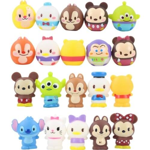 10pcs/lot Figure Duck Stitch Marie Cartoon Dolls Vinyl Baby Toys Anime Gifts 4-5CM