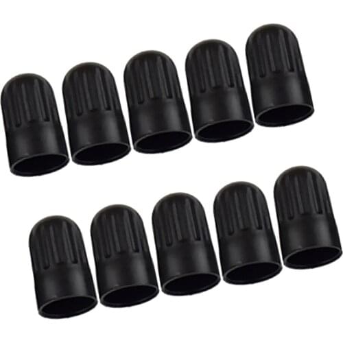 10 Packs Valve Stem Caps Cover For TR20008 TPMS Valve Stem - Black