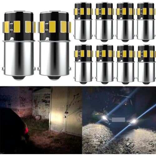 10x 1156 BA15S P21W LED Canbus LED Car Reverse Lights for VW Golf 4 5 6 7 GTI Polo Passat B5 B6 B7 CC Sharan Jetta mk6 mk5 mk4 6