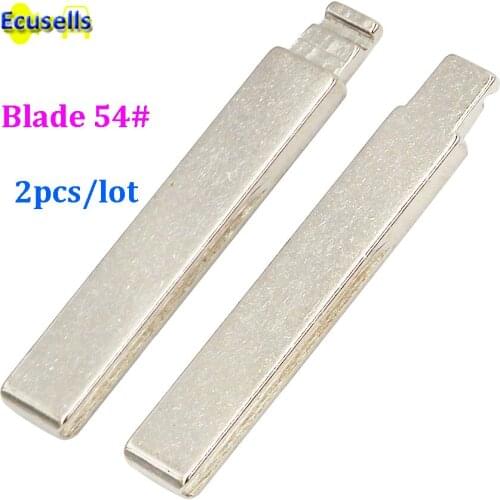 2pcs/lot Universal key blade 54# Flip Car Key Blank No.54 HCA/HU83 Modified Key Blade With Groove For Citroen for Peugeot