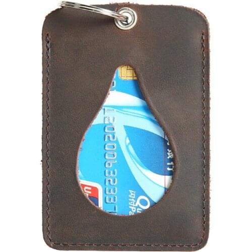 2021 Hot Leather Mens Card Holder Brand Wallet Card Holder Wholesale Handmade Card Id Holders