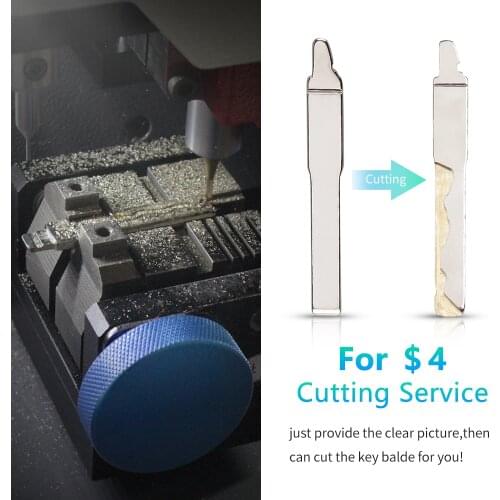 KEYYOU Remote Car Key Shell Case FoB Extra Fee For CNC Cutting Cut Blade Service Dropship