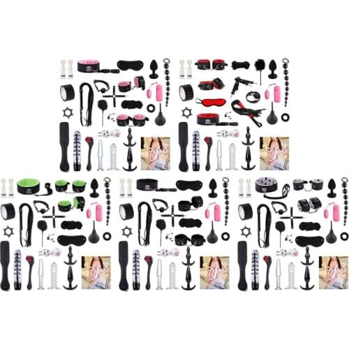 50LF Sexx Fetish Games Exotic Accessories Safe BDSM Restraints Kits Beginners Sm Sex Bondage Toys Set for Couples Womens Mens