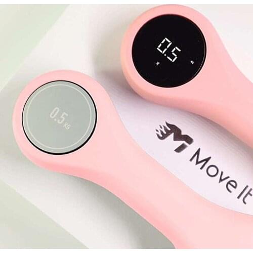 Youpin Move It Beat Dumbbell Portable Mini USB Charging Tricolor Smart Sports Dumbbell Fitness Equipment for Office,home