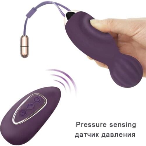Pressure-Sensing Kegel Balls Vaginal Tight Exercise Egg vibrators for woman Wireless USB Charge Sex Products Sex Toys for women