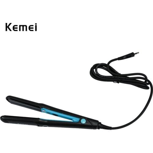 Kemei-2168 Hair Straightener Flat Iron Ceramic Styling Tools Coating Straightening Iron For Hair Curling Flat Iron Straightening