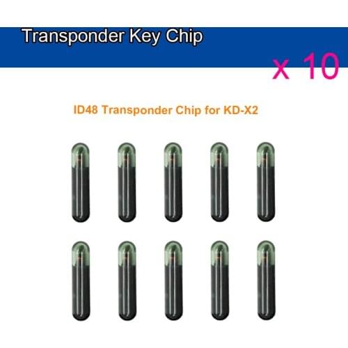 KEYECU 10 Pieces/ Lot, KEYDIY KD 48 Copy Clone Transponder Chip for KD-X2 Key Programmer Cloner, Transponder Remote Car Key Chip