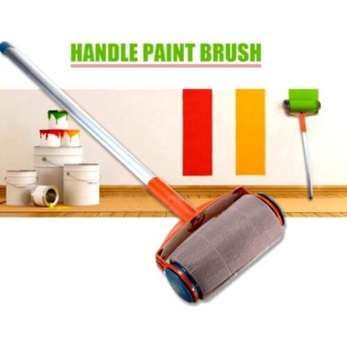 Paint Roller Brush Kit 5 Pieces Dripless Printing Smart Applicator for Painting Walls and Ceilings for Home Office Decoration