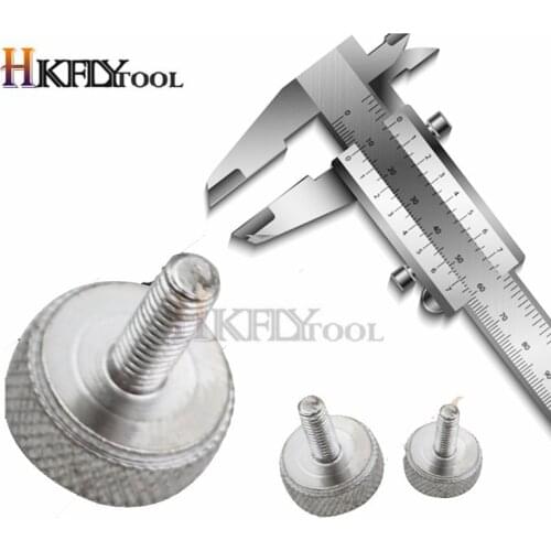 5pcs Round head knurled hand screw vernier caliper fastening screws positioning locking gauge accessories bolts Tool Parts