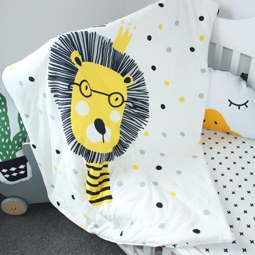 Baby Blanket Baby swaddling blanket sleeping warm quilt bed cover thin cotton baby blanket