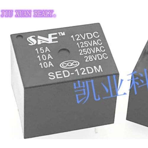 5pcs/lot [In stock] Brand new original Relay SED-12DM 12VDC 4pin15A Electric cooker relay