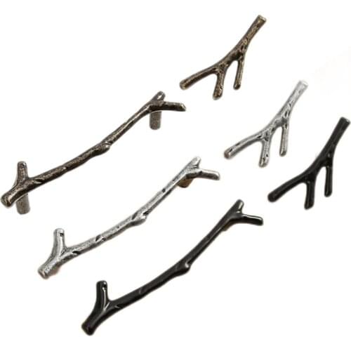 Feng Ye Fashion Tree Branch Handle Door Cabinet Kitchen Drawer Handles For Furniture 96mm 128mm Dresser Dloset Pulls Hardware
