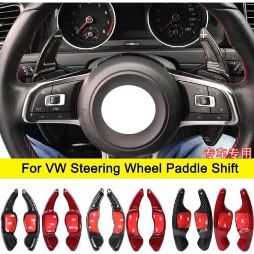 Car Steering Wheel Paddle Extend DSG Direct Shift Gear Paddle Extension For VW Tiguan Golf 6 MK5 MK6 Jetta GTI R20 R36