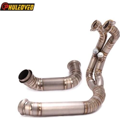 Titanium Alloy Motorcycle Exhaust Muffler Front Pipe+Mid Pipe for KTM 790 Adventure ADV R 19-20 Exhaust Silent Muffler Manifold
