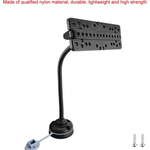 360 Degree Swivel Universal Marine Kayak Electronic Fish Finder Mount Base Fishfinder GPS Plate Rotating Boat GPSMAP Supporter