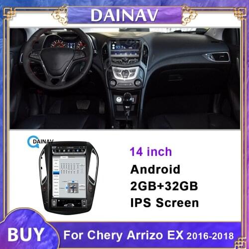 Vertical Touch Screen Car Multimedia Player GPS Navigation Head Unit for chery ARRIZO EX 2016 2017 2018 Car Stereo Radio