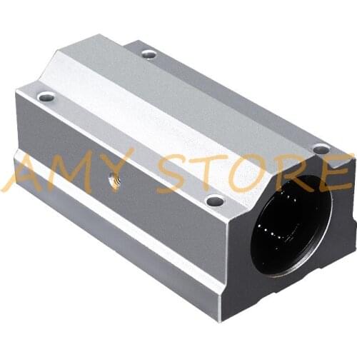 1Pc SCS16LUU 16mm Lengthen Liner Motion Ball Units Series Pillow Block Slide w Bearing
