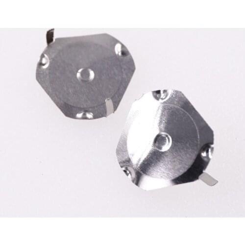 1000pcs 9.0mm Diameter triangle tactile metal domes 2 legs 350 gf leg lenght 3.0mm snap dome switch by post air mail