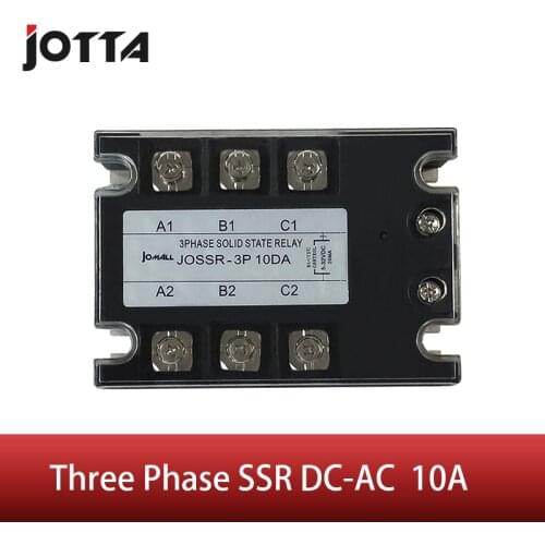 10A DC control AC SSR three phase Solid state relay