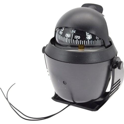 12 Wiring With Led Luminous Effect Of The Marine Compass, Nautical Guide With Led Lights Car And Boat Compass LC-760