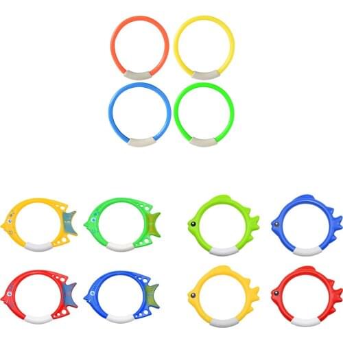 4Pcs Children Hot Summer Odd-shaped Throwing Toy Funny Swimming Pool Diving Game Toys for Children Fish Accessories Toy
