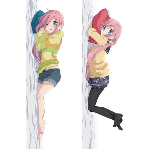 Anime Cartoon Yuru Camp Sexy Body Hugging Pillows Cases Cover Pillowcase Poszewki Dakimakura Cosplay Pillow 910056