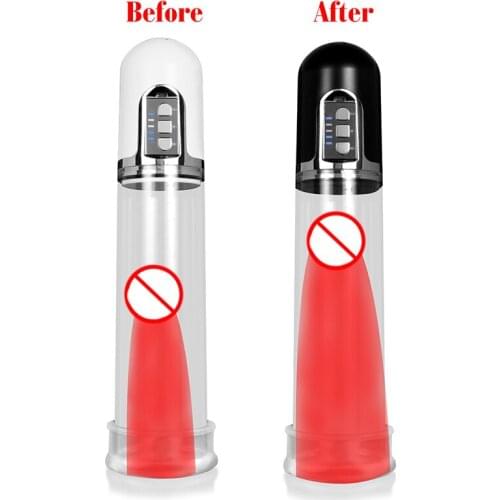 2019 Automatic Penis Enlargement Vibrator for Men Electric Penis Pump,Male Penile Erection Training,Penis Extend Sex Toys Shop