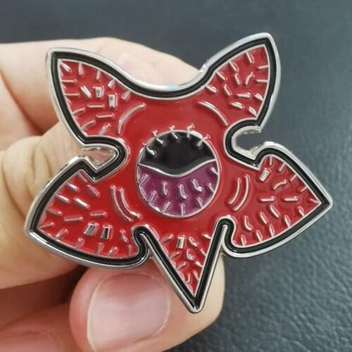 Demogorgon Demon Brooch Stranger Things Enamel Pin greek mythology Badge virtue of power and influence Jewelry