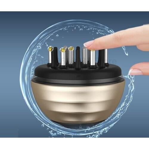 Household mini applicator scalp hair care comb elastic ball add oil beauty tool waterproof portable massage instrument