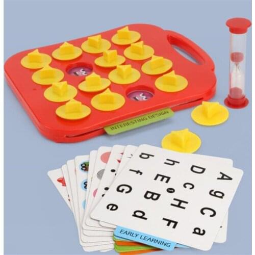 Children Toys Memory Training Matching Pair Game Interactive Parent Child Link Up Chess Kids Early Education Toy Gift A S7JN