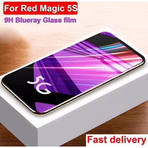 HD Blueray film for Nubia Red Magic 5S Glass Screen Protector red magic 5 s Screen Tempered Glass film for Nubia RedMagic 5S