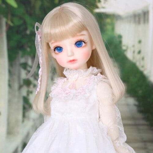 Top Quality 1/4 BJD Doll SD Fashion Lovely Kid Delf Head Reborn Joint Model Doll With Makeup For Baby Girl Gift