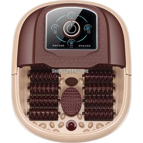 Massage Foot Bath Full Automatic Heating Foot Bath Electric Deep Bucket Household Constant Temperature Foot Therapy Machine Arti