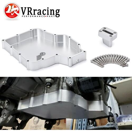VR - Low Profile Oil Pan w/ Oil Pick Up Aluminum Alloy Depth 1.5" For 99-11 Suzuki GSXR 1300 Hayabusa Motorcycle VR-OP05S