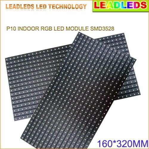 P10 3in1 SMD Indoor RGB Full color LED Module 1 or 2 lines messages adjustable