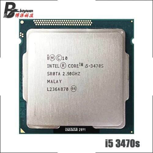 Intel Core i5-3470S i5 3470S 2.9 GHz Quad-Core Quad-Thread CPU Processor 6M 65W LGA 1155