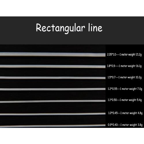 1 Meter 999 Sterling Silver Rectangular Square Wire 0.6-1.1mm Silver Wire Solid For Jewelry DIY Sterling Silver Beading Cable