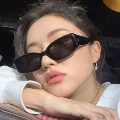 Luxury Brand Travel Small Rectangle Sun Glasses Men and Women Eyeglasses Vintage Retro 2021 Square Lady Sunglasses Women