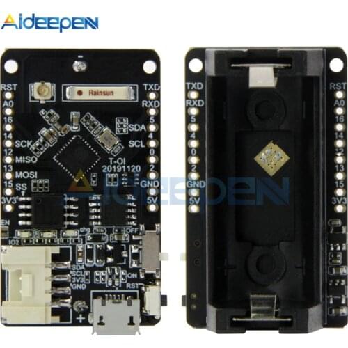 T-OI ESP8266 Chip Rechargeable 16340 Battery Holder Compatible With MINI D1 Development Board for TTGO