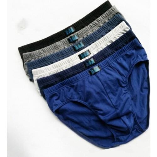 10pcs/lot Free shipping cheapest 100% Cotton Mens Briefs Plus Size Men Underwear Panties 4XL/5XL Mens Breathable Panties