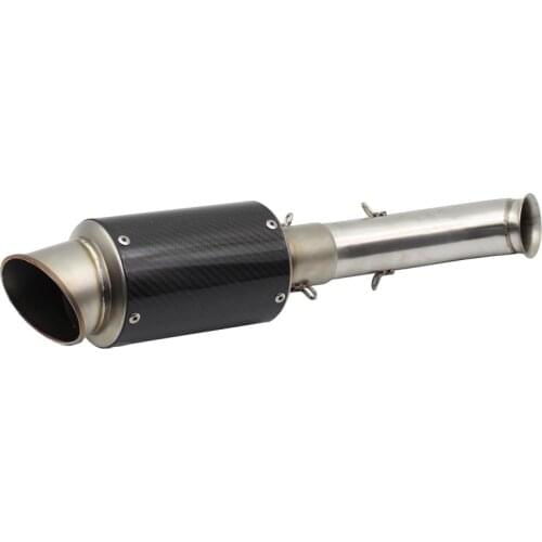 For KTM RC 390 125 DUKE 390 250 125 (2016-2018) Exhaust System Muffler Pipe Slip On Mid Link Tube Escape Moto DB Killer