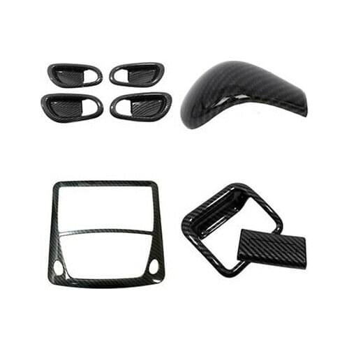 Carbon Fiber Decorative Cover 1 set For Nissan Navara Frontier NP300 2015-2019