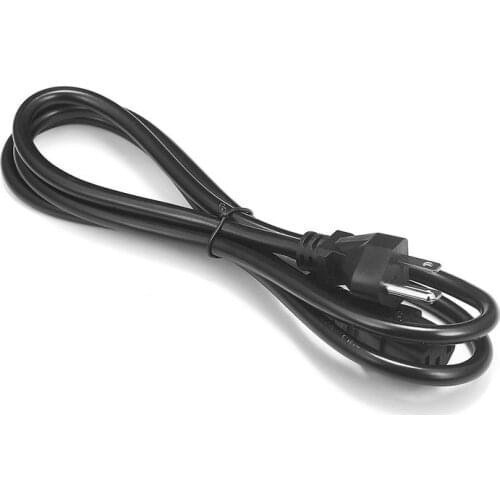 20pcs Computer Monitor Power Supply Cord 1.5m 16AWG US Plug IEC C13 Power Cable For Antminer Bitmain PSU LG TV Printer Projector