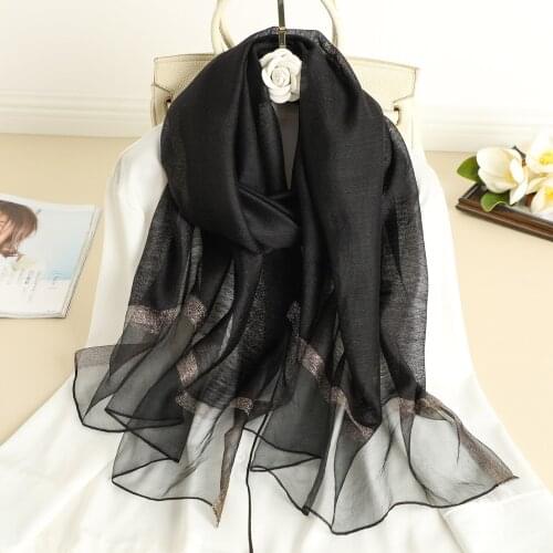 2021 Solid Silk Women Scarf Winter Warm Wool Shawls Lady Wraps Bufanda Pashmina Luxury Warm Scarves Beach Stoles Foulard Female