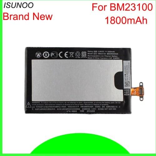 ISUNOO 1800mAh BM23100 Battery For HTC 8X C625e LTE C620e C620t C620d Accord Phone Rechargeable Batteria