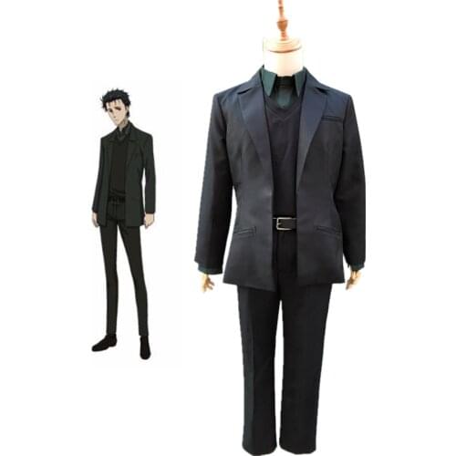 Anime Steins Gate Rintaro 0 Okabe Cosplay Costume