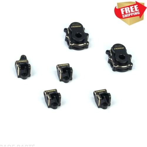 RC Radio control car CROSSRC EMO AT4 brass CNC counter weight rod mount axle cover option upgrade parts