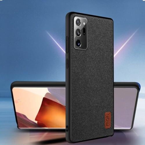 For Samsung Note 20 Case MOFi Original For Samsung Galaxy Note20 Case Fabric Cloth For Samsung Note 20 Ultra Case Back Silicone