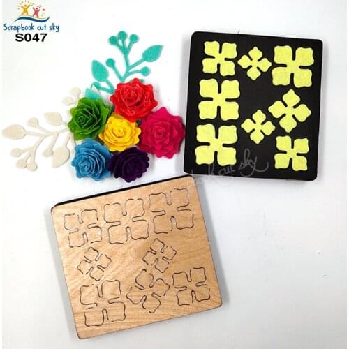 FLOWER S047 Muyu Cutting Die-- New Wooden Mould scrapbooking Suitable For Market General Machines